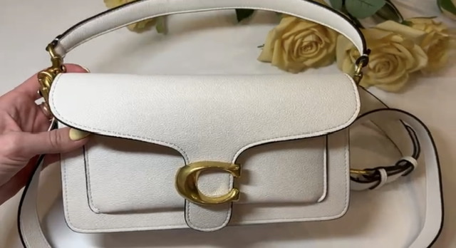 Сумка Coach tabby 26 white смотреть онлайн