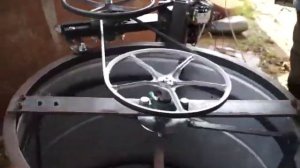 Медогонка с приводом.Электромотор от стиральной машины. Питание от ЛАТРа 9А