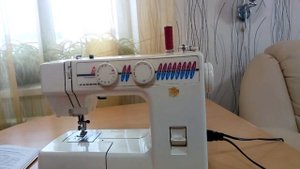 Намотка нижней нитки на шпульку
