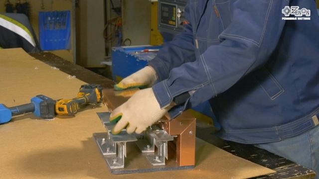 Алюминиево-медная композитная панель Grossbond cuprum смотреть онлайн