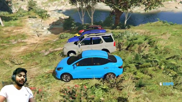 Indian Cars Vs Most Difficult River Crossing challenge GTA 5 смотреть онлайн