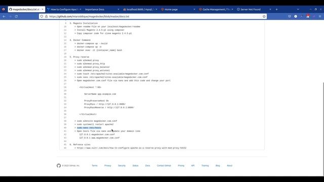 3. Magento 2 with docker and reverse proxy (create virtual host in local server) - Part 3 смотреть онлайн