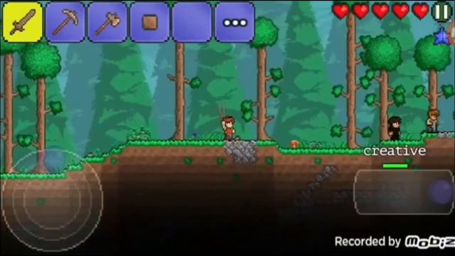 Школотерщики/ютуберы по террарии #3! Обзор на лютых школьников в мобильной Террарии! Он вернулся! смотреть онлайн