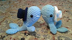 Мастер-класс маленький китенок. Игрушка, связанная крючком (часть 3 сборка).