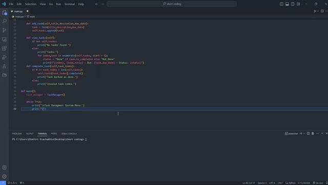 Create a Simple Task Manager in Python | Step-by-Step Tutorial