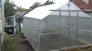 Отзыв о теплице "Дачник 3М полимер". компания "Уральская Усадьба"