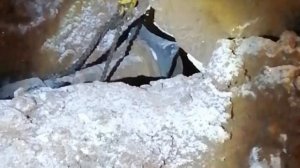 Продувка водяной закупорки в газопроводе