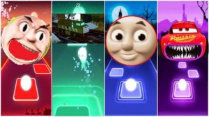 Evil Thomas Train 🌟 Scary Tom Thomas 🌟 Choo Choo Charles 🌟 Spider Thomas ⚡ Tiles Hop EDM Rush!