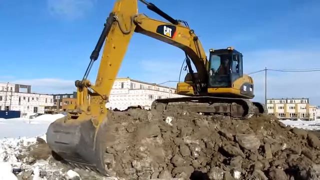 Экскаватор CAT 320 DL смотреть онлайн
