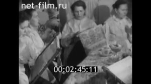 1970г. село Шёлтозеро. вепсский народный хор. Прионежский район Карелия