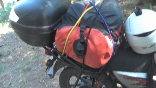 Путешествие на мотоцикле Bajaj Boxer 150x с палаткой. По рекам Беларуси! 3 дня 450 км смотреть онлайн