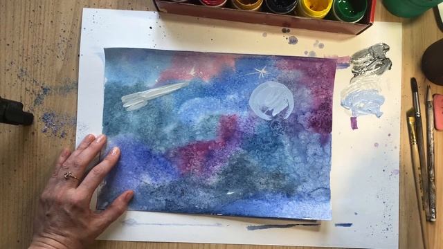 Рисуем космос смотреть онлайн