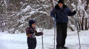 Видеофильм - Прогулка на лыжах (январь 2020)