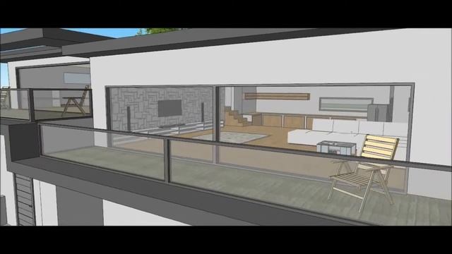 Google Sketch-Up Architecture (Modern House)