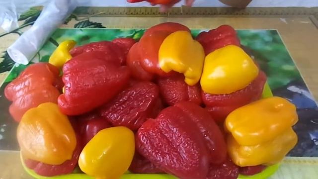 Заготовка на зиму свежего болгарского перца. смотреть онлайн
