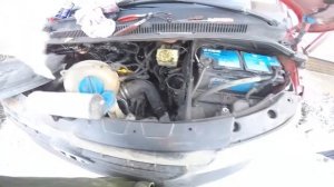 Замена топливного фильтра  Volkswagen Transporter T5 2.5 TDI