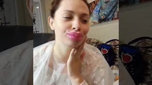 Грим“Силиконовые губы”