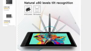 HUION KAMVAS Pro 13 GT-133 обзор проблем графического монитора - планшета для художников