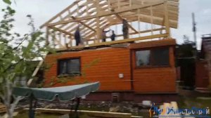 Строительство мансарды на доме