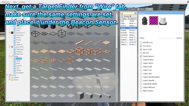 [HD] Garry's Mod - How to build a Wiremod Automatic Turret! [SIMPLE]