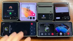 Samsung Z Fold 5 + Z Fold 4 Call Samsung Z Flip 5s, Z Flip 4 & Moto Razr Incoming & Outgoing Calls