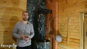 Как облицевать стену в бане камнем? Комплект облицовки завода Ферингер.