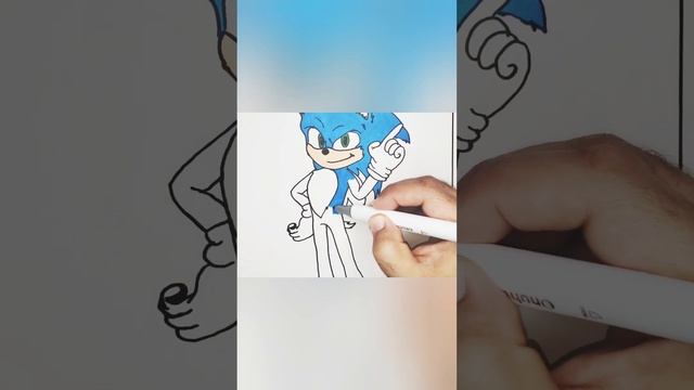 Drawing Sonic / Sonic The Hedgehog 2