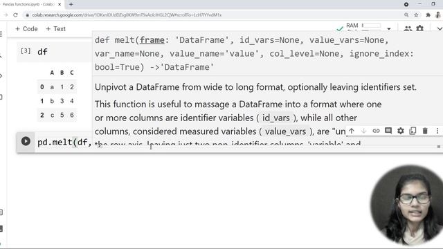 Pandas Tutorial Part:15 | .melt() function | statistical function using pandas | python pandas