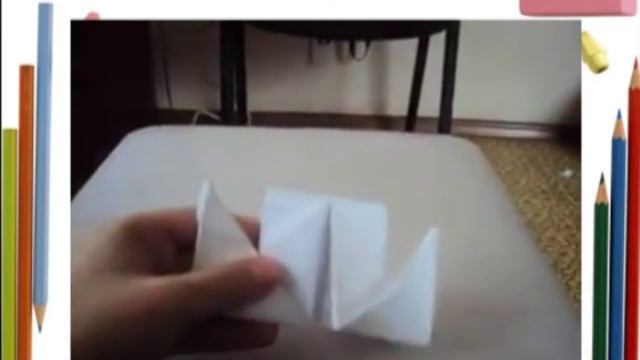 как сделать оригами петух , как сделать петуха из бумаги смотреть онлайн