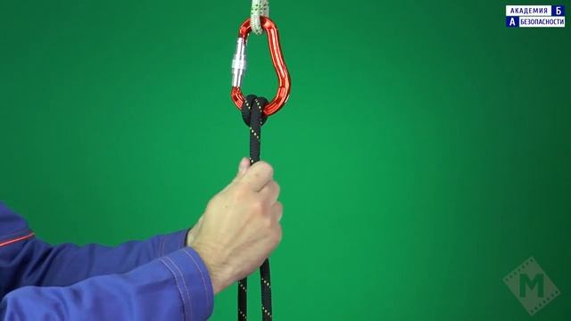 Канатные узлы, используемые при работе на высоте. Узел «Штык с двумя шлагами» смотреть онлайн
