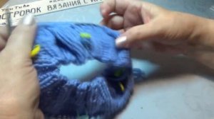 Шапка спицами с косами_ Шапка для взрослых_ Мастер класс #696