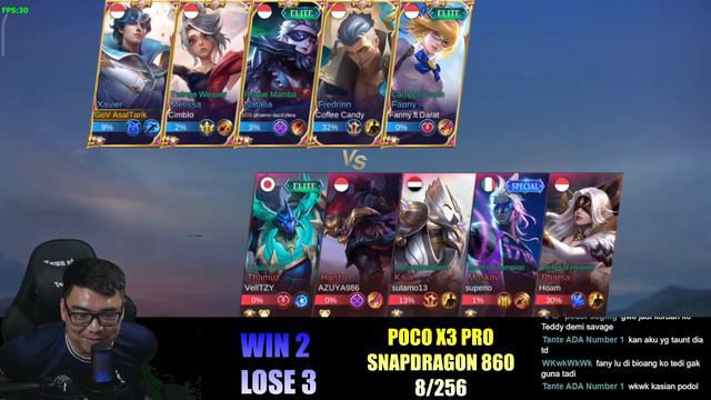 MOSKOV OP PARAH | MOBILE LEGENDS PAKE POCO X3 PRO смотреть онлайн