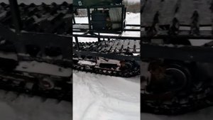 обзор самодельного снегохода с двигателем от скутера