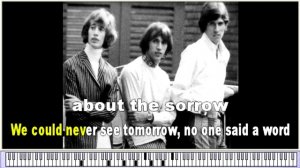 Bee Gees-"How Can You Mend A Broken Heart" (Karaoke with lyrics & piano chords)