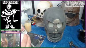 Papyrus Painting Cosplay Tutorial - Undertale Full head mask