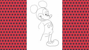 Как рисовать микки маус. How to draw Mickey Mouse