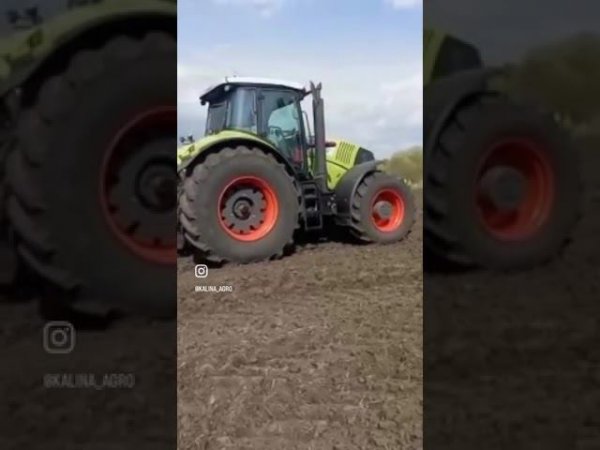 Claas Axion 850 + Trimble