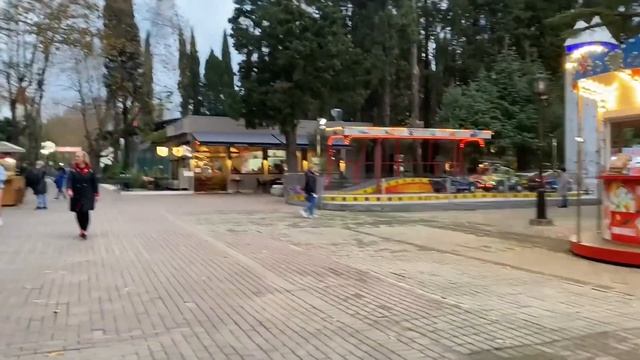 Сочи зимой. Обзор парка Ривьера и прогулка по историческому бульвару. Зимний театр. Сочи с коляской