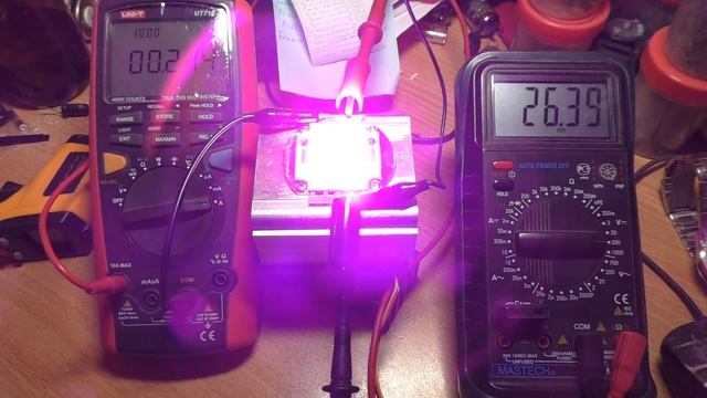 Распаковка и проверка. Светодиод полного спектра для растений 50 Вт (фитолампа) смотреть онлайн