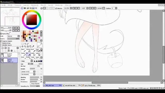 Paint Tool SAI- Speed Paint- Wings смотреть онлайн