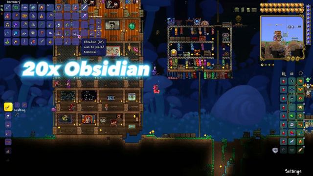 How To Get Obsidian Skull (EASY) In Terraria | Terraria 1.4.4.9 смотреть онлайн
