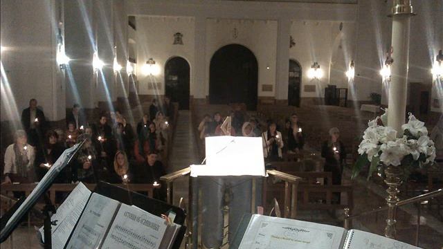 "Отче наш". Приходской православный хор Кордовы (Испания).Пасха 2015. смотреть онлайн