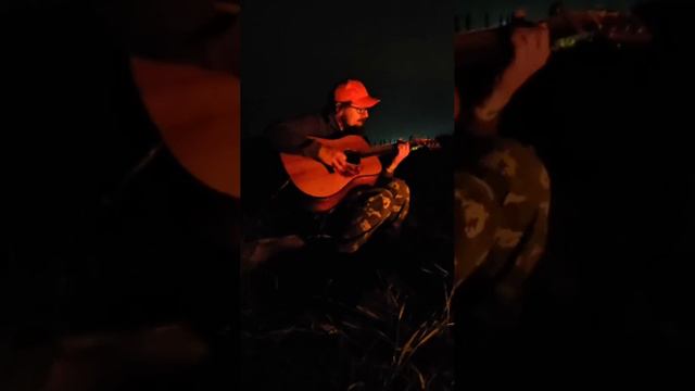 УЛИЧНЫЙ музыкант поет У КОСТРА