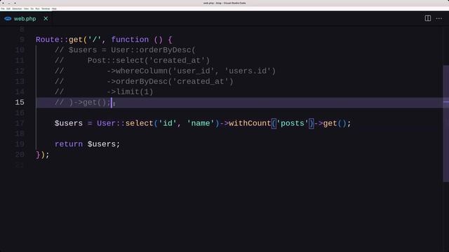 Laravel Advanced Subqueries | Subquery Ordering