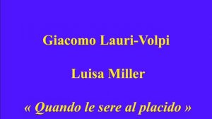 Giacomo Lauri Volpi   Luisa Miller   Quando le sere al placido enregistré en1943