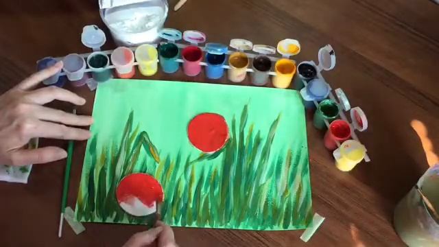 Божья коровка из ватных дисков!