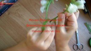 МК Цветы из фоамирана. Ободок с бутонными розами из фоамирана.