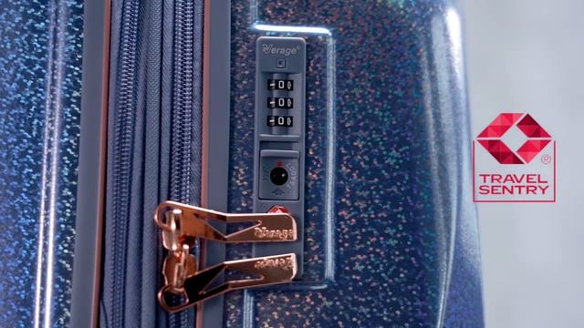 Verage GLITTER супер прочные дизайнерские чемоданы. смотреть онлайн