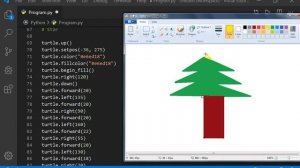 How to make Christmas Tree using python turtle #Christmas Special || Making Christmas Tree