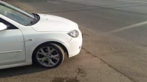 Прямоток на Mazda 3 на трассе